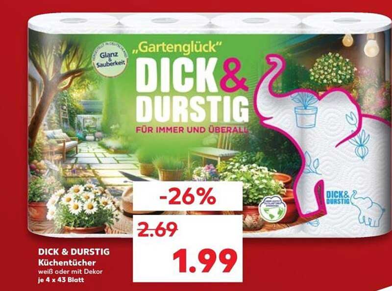 DICK & DURSTIG Küchentücher - Für immer und überall