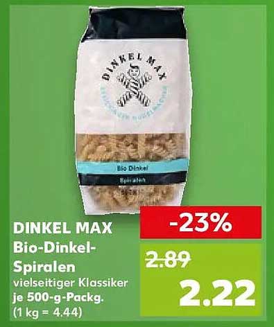 DINKEL MAX Bio-Dinkel-Spiralen