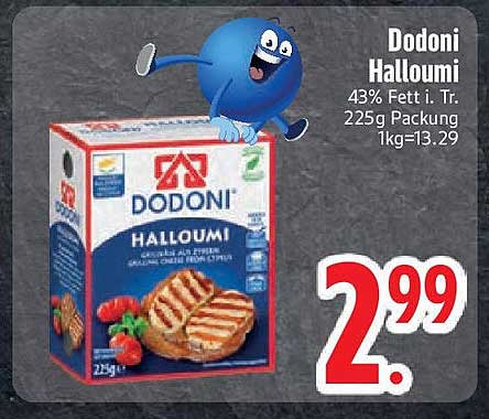 Dodoni Halloumi 225g für nur 2,99 €