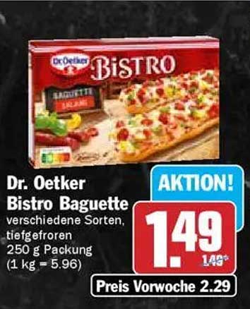 Dr. Oetker Bistro Baguette - verschiedene Sorten, tiefgefroren