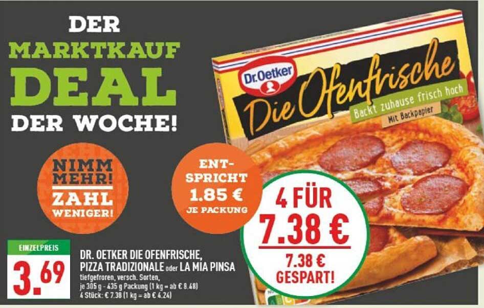 Dr. Oetker Die Ofenfrische, Pizza Tradizionale oder La Mia Pinsa