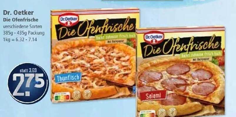 Dr. Oetker Die Ofenfrische - verschiedene Sorten 385g - 435g Packung