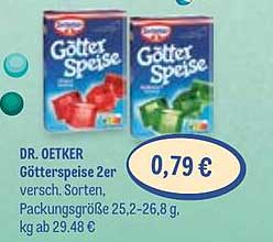 Dr. Oetker Götterspeise 2er verschiedene Sorten