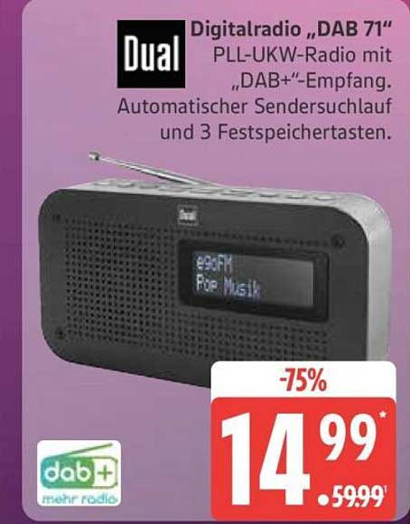 Dual Digitalradio „DAB 71“