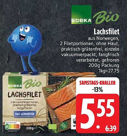 EDEKA Bio Lachsfilet 200g