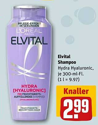 Elvital Shampoo Hydra [Hyaluronic], je 300-ml-Fl.