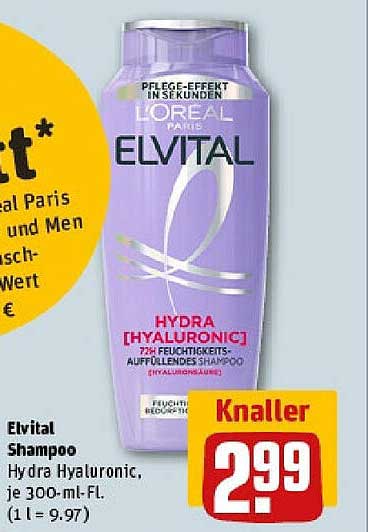 Elvital Shampoo Hydra Hyaluronic, je 300-ml-Fl.