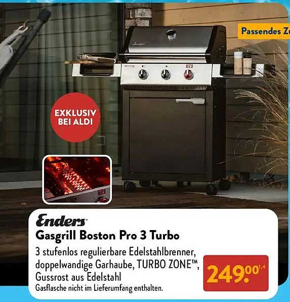Enders Gasgrill Boston Pro 3 Turbo