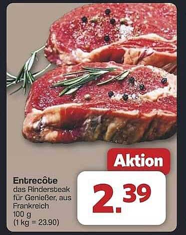 Entrecôte – das Rindersteak für Genießer aus Frankreich