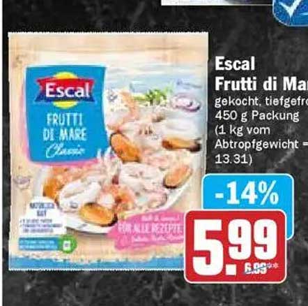 Escal Frutti di Mare 450 g - Tiefgefroren