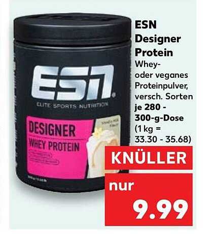 ESN Designer Protein Whey- oder veganes Proteinpulver