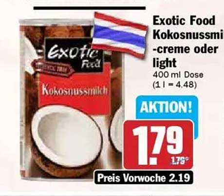 Exotic Food Kokosnussmilch - creme oder light