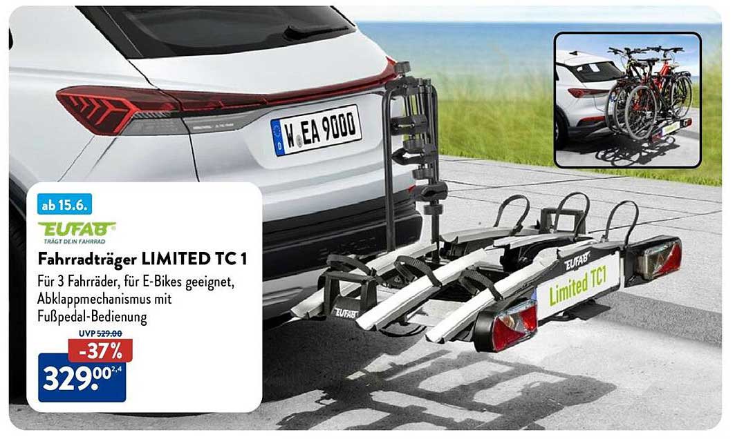 Fahrradträger LIMITED TC 1 für 3 Fahrräder