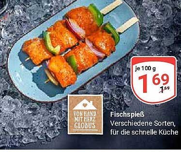 Fischspieß - Verschiedene Sorten, für die schnelle Küche