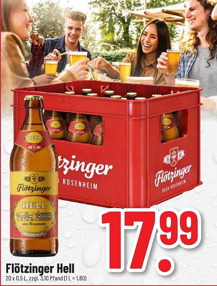 Flötzinger Hell 20 x 0,5 L