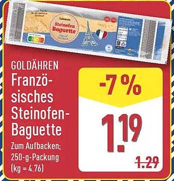 Französisches Steinofen-Baguette
