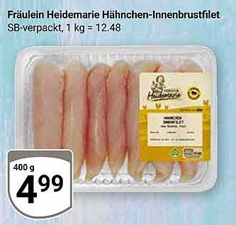 Fräulein Heidemarie Hähnchen-Innenbrustfilet