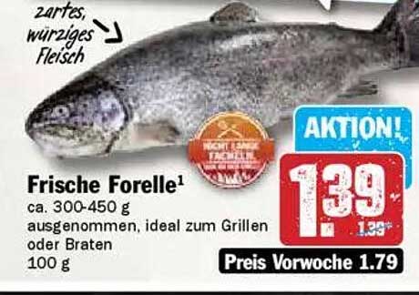 Frische Forelle - zartes, würziges Fleisch