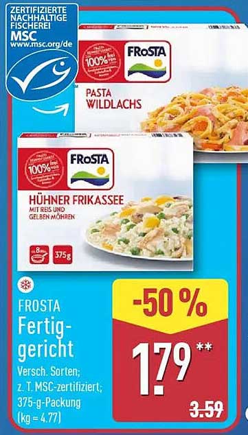 FROSTA Fertiggericht - Hühner Frikassee, 375 g