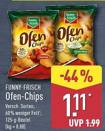 FUNNY-FRISCH Ofen-Chips 125-g-Beutel