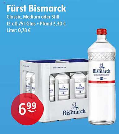 Fürst Bismarck - Classic, Medium oder Still 12 x 0,75 l