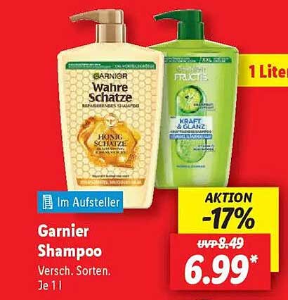 Garnier Shampoo Verschiedene Sorten, 1 Liter