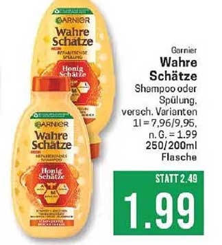 Garnier Wahre Schätze Shampoo oder Spülung, verschiedene Varianten