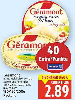 Géramont Cremig-zarte Scheiben 200g Packung