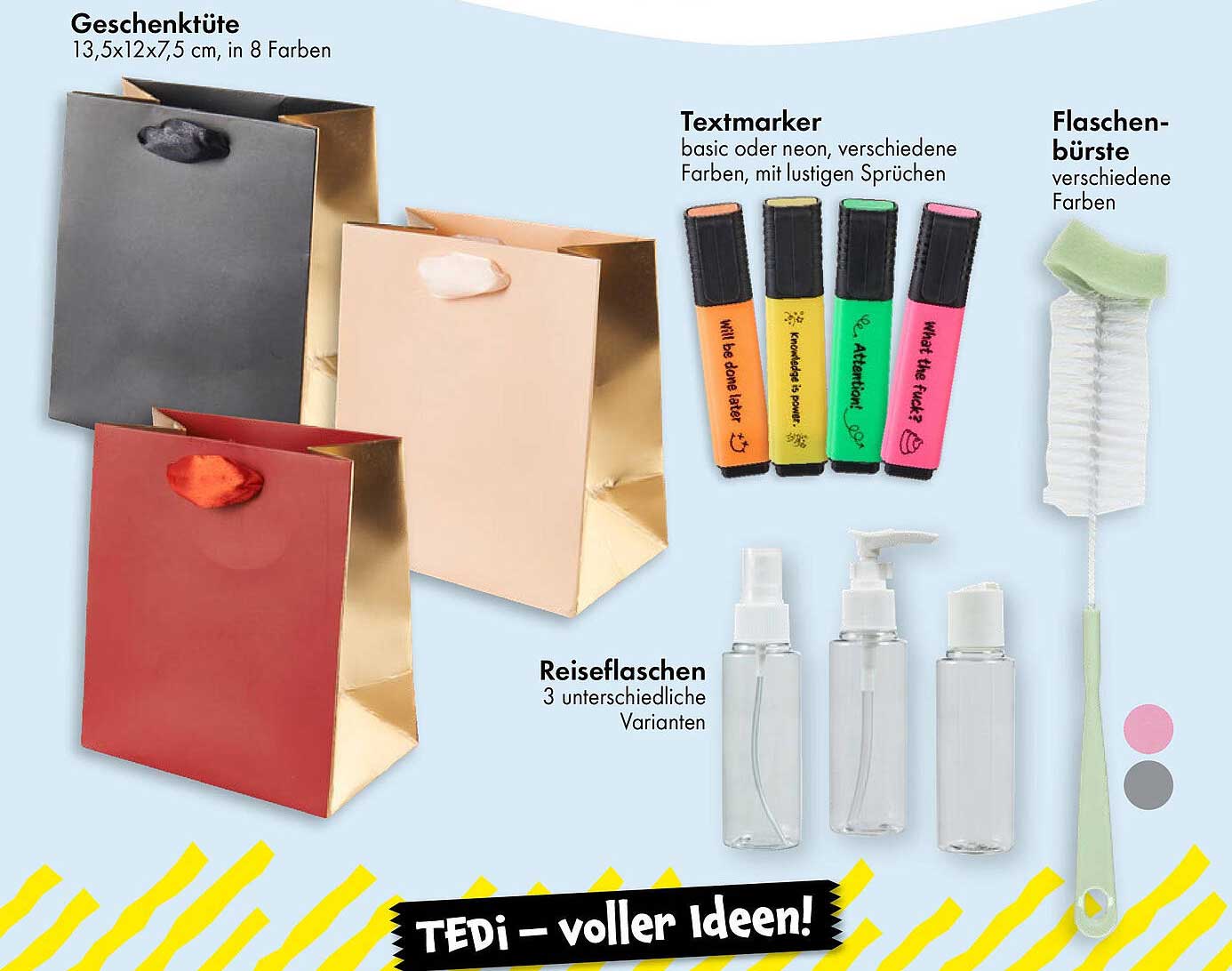 Geschenküte in 8 Farben - TEDi Angebot vom 14.06.2025 bis 21.06.2025