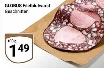 GLOBUS Filetblutwurst Geschnitten