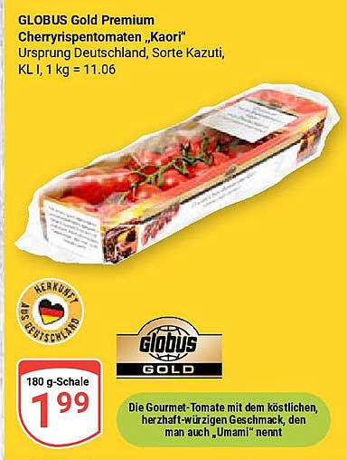 GLOBUS Gold Premium Cherrytomaten "Kaori"