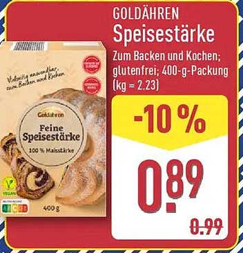 GOLDÄHREN Speisestärke 400-g-Packung