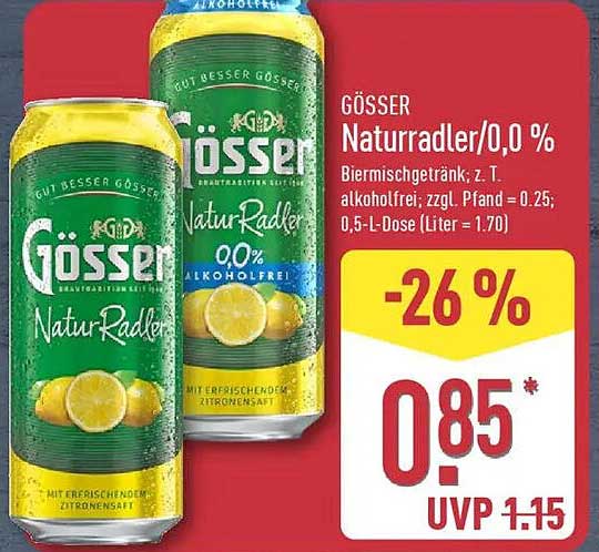 Gösser Naturradler 0,0 %