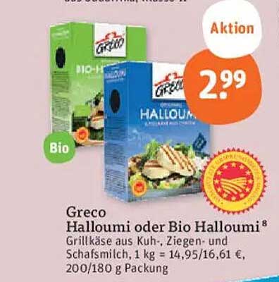 Greco Halloumi oder Bio Halloumi®