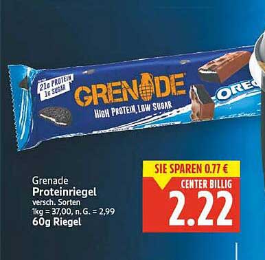 Grenade Proteinriegel Oreo Geschmack