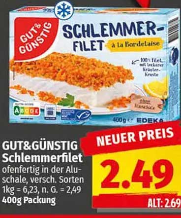 GUT& GÜNSTIG Schlemmer-Filet à la Bordelaise