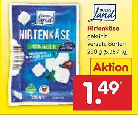 Gutes Land Hirtenkäse 250 g