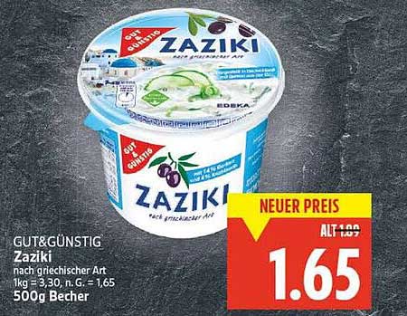 GUT&GENÜGIG Zaziki nach griechischer Art - 500g Becher