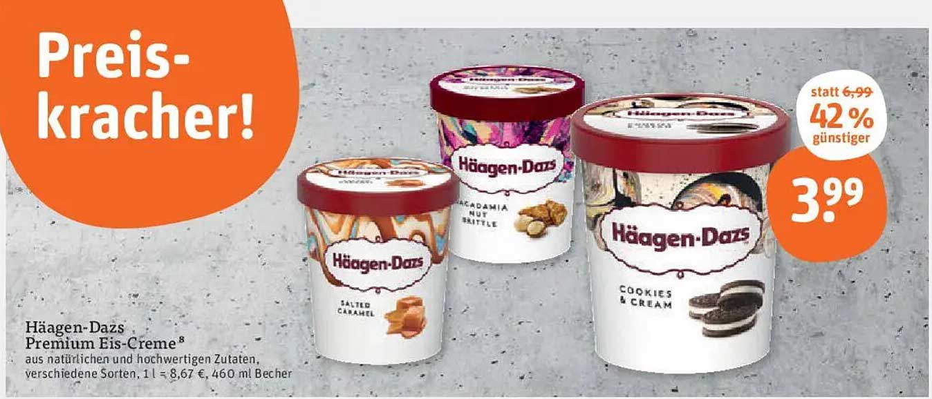Häagen-Dazs Premium Eis-Crème