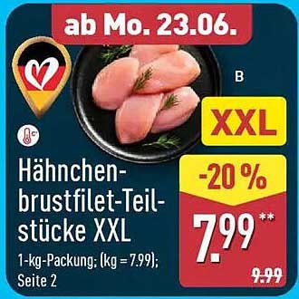 Hähnchenbrustfilet-Teilstücke XXL