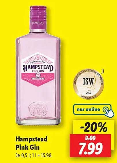 Hampstead Pink Gin