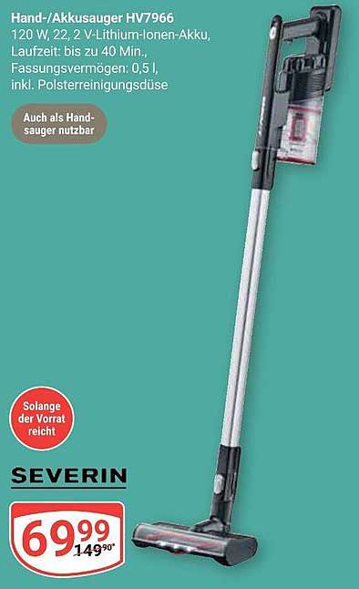 Hand-/Akkusauger HV7966 von Severin