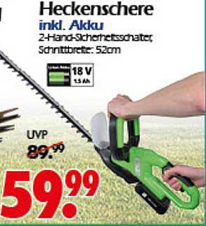 Heckenschere inkl. Akku