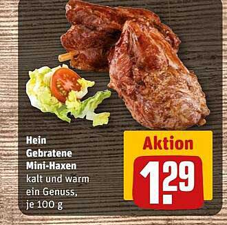 Hein Gebratene Mini-Haxen kalt und warm, je 100 g