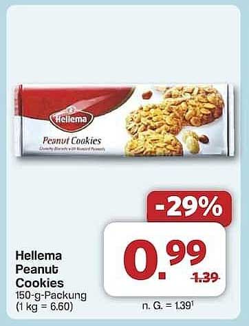 Hellema Peanut Cookies 150-g-Packung