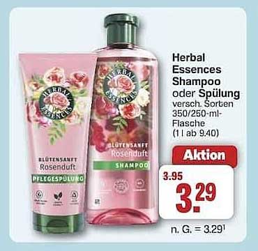 Herbal Essences Shampoo oder Spülung verschiedene Sorten