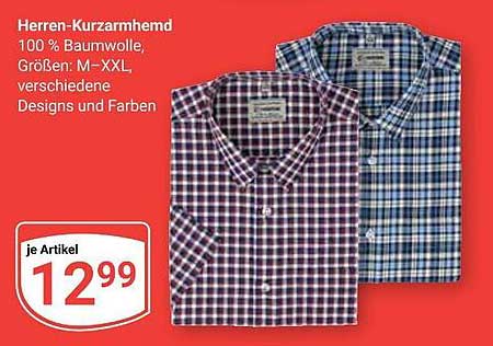 Herren-Kurzarmhemd