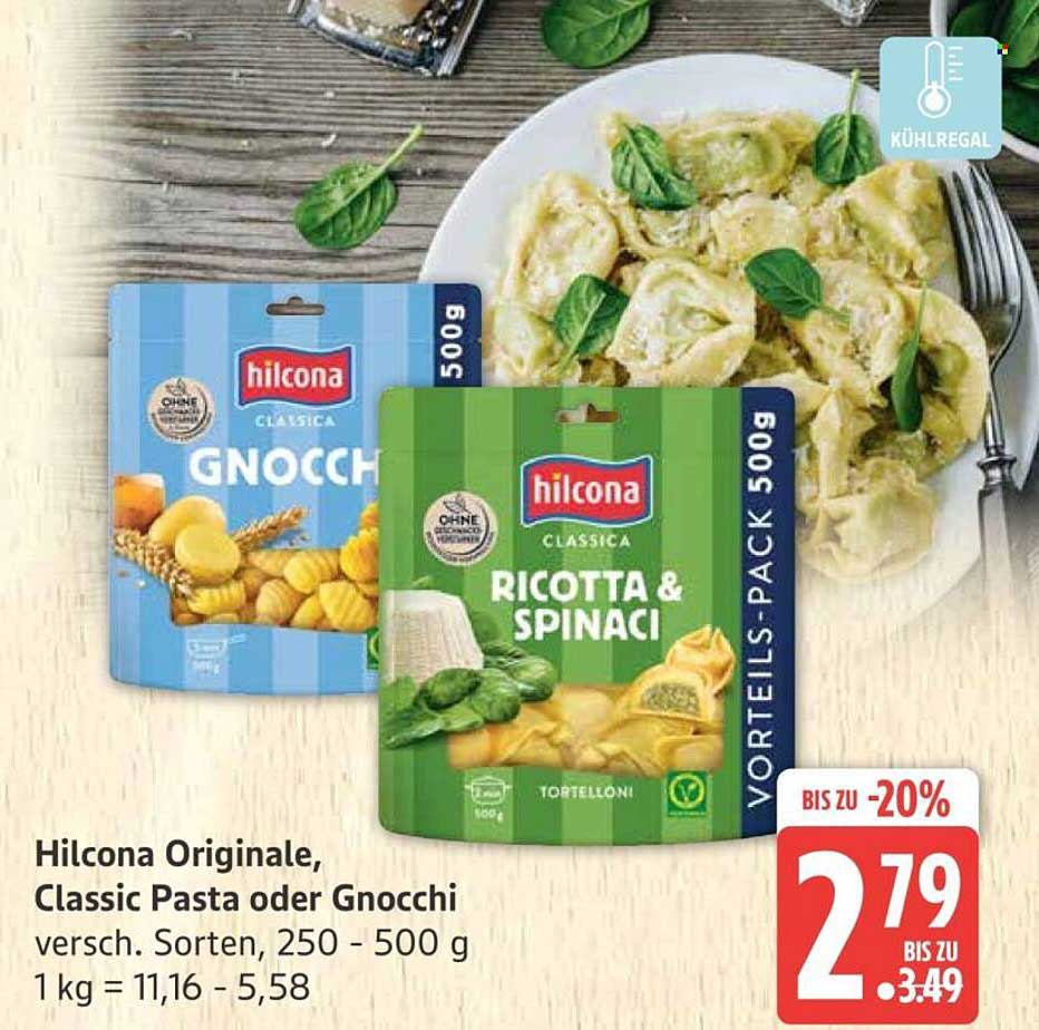 Hilcona Originale, Classic Pasta oder Gnocchi 500 g