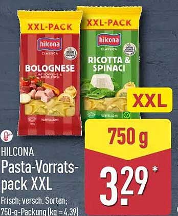 HILCONA Pasta-Vorratspack XXL