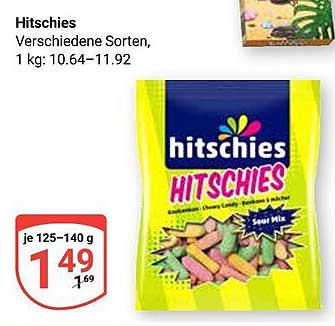 Hitschies - Verschiedene Sorten, 1 kg: 10,64–11,92